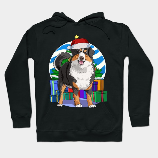 Bernese Mountain Dog Christmas Tree Decoration Hoodie by Noseking